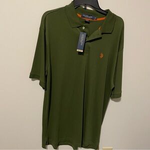 USPolp LTOlive Green Men's Shirt. Item # 11160